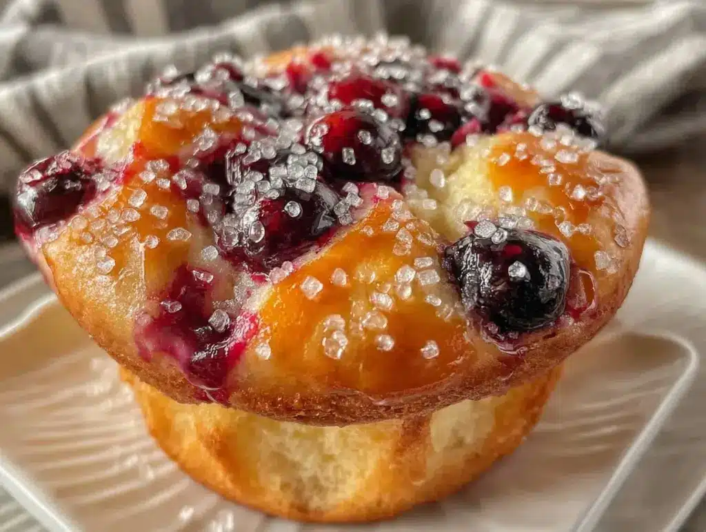 bakery-style blueberry muffins - featured image