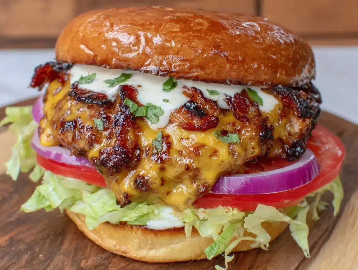 bbq bacon cheeseburger recipe preparation steps