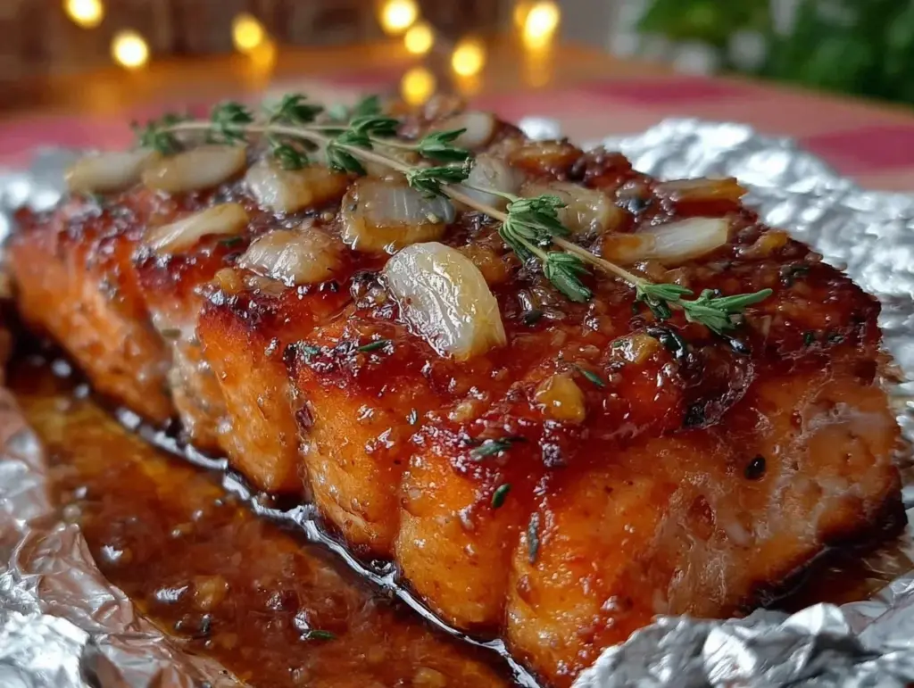 brown sugar garlic butter baked salmon - featured image