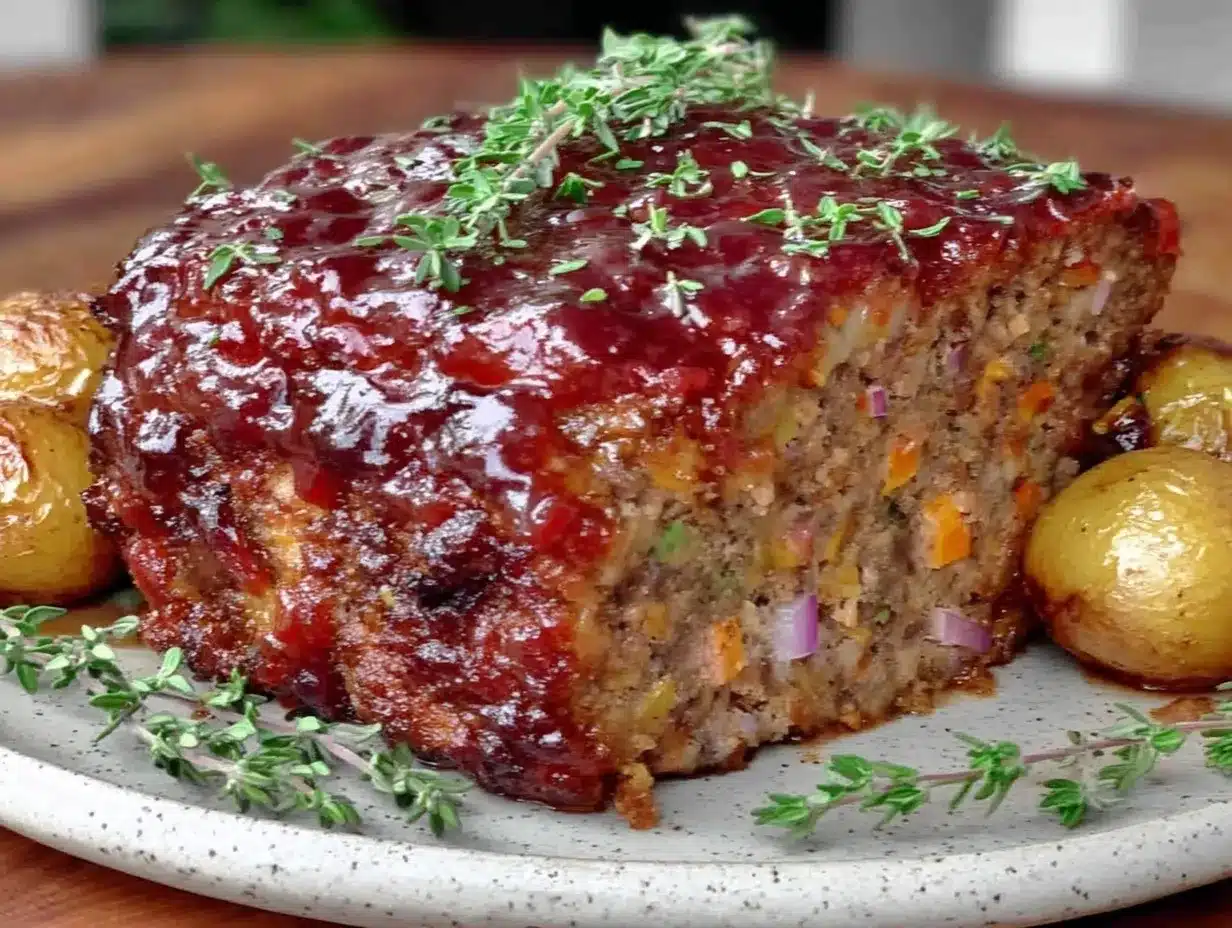 brown sugar glazed meatloaf preparation steps