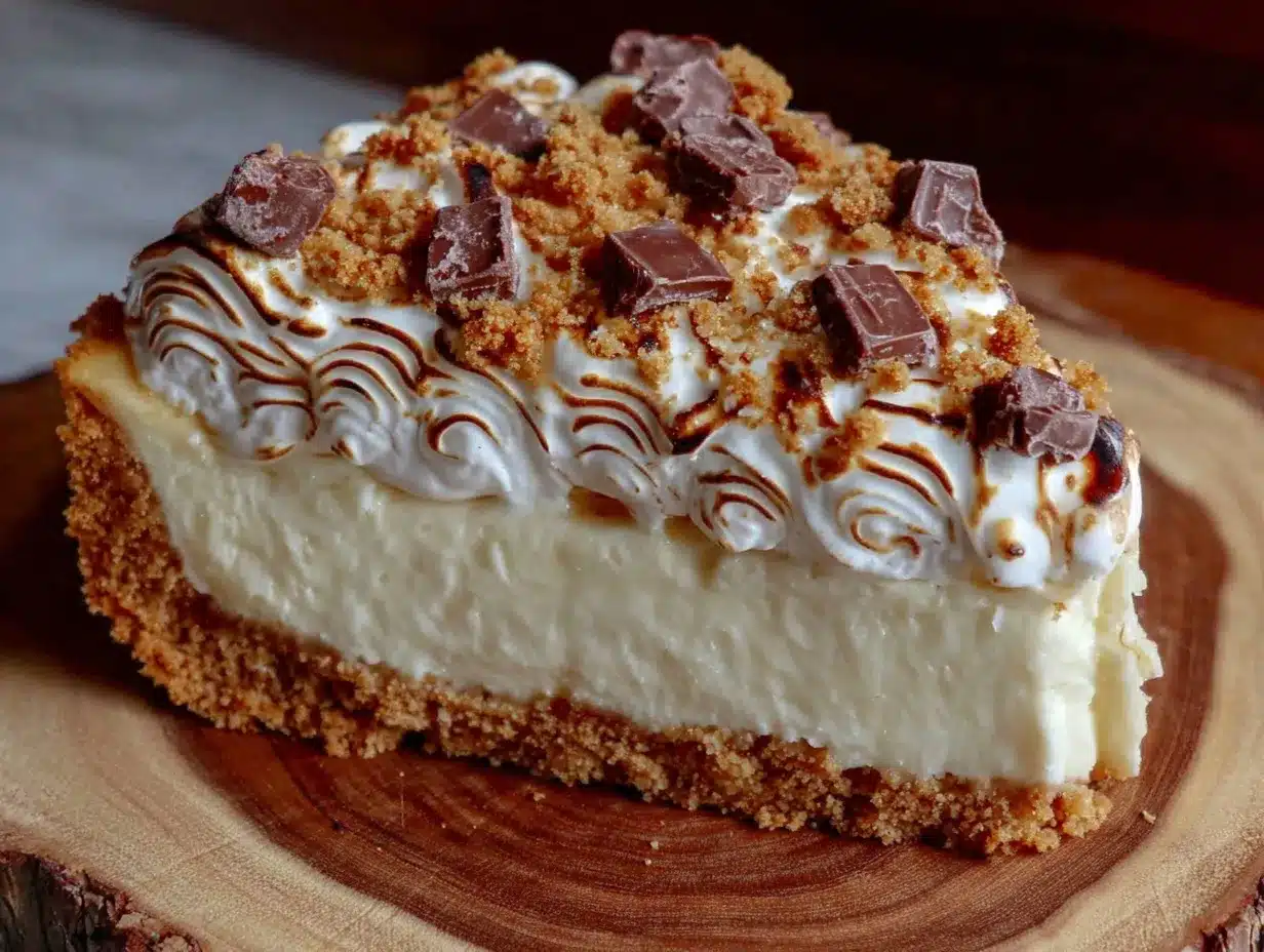 campfire smores cheesecake preparation steps