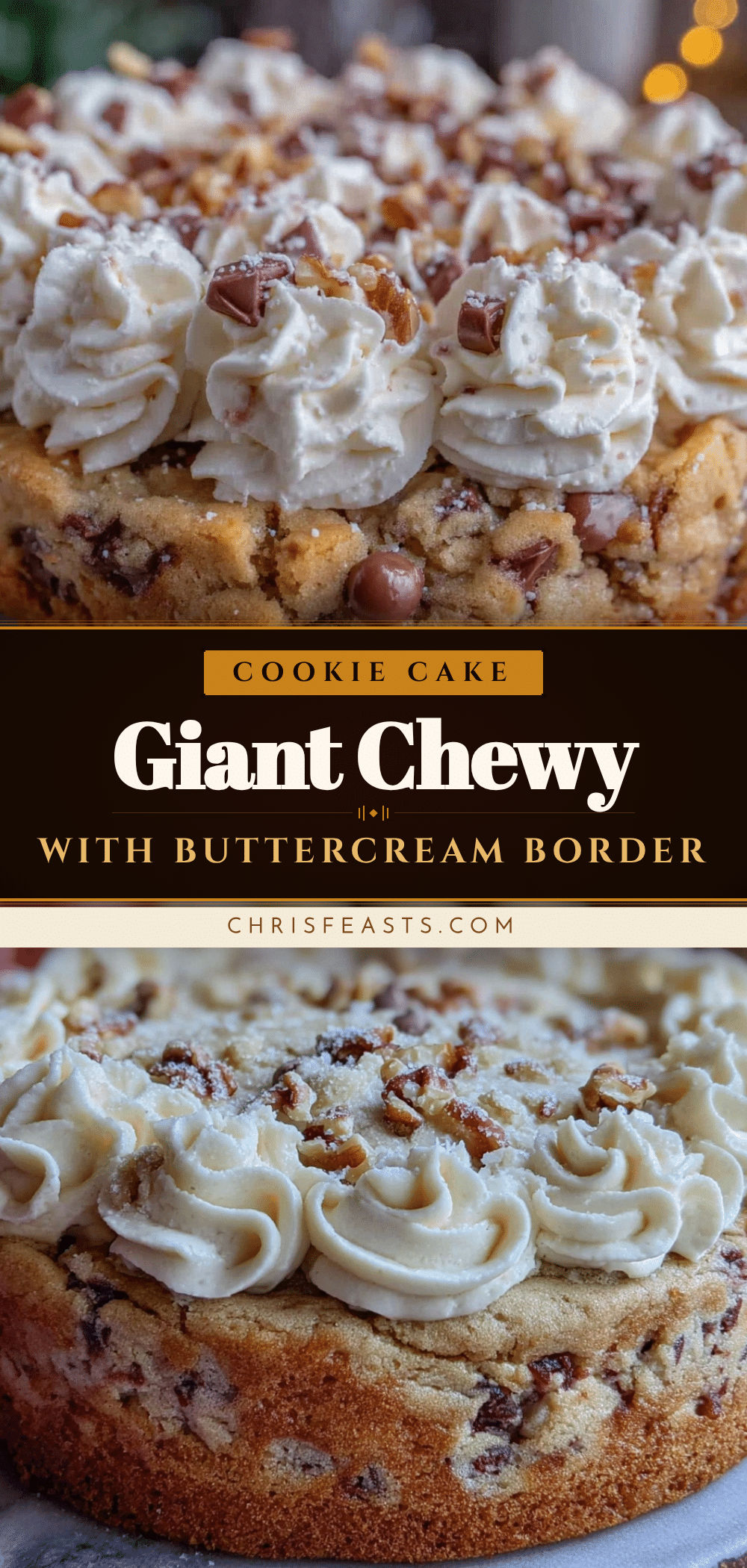cozy giant cookie cake recipe