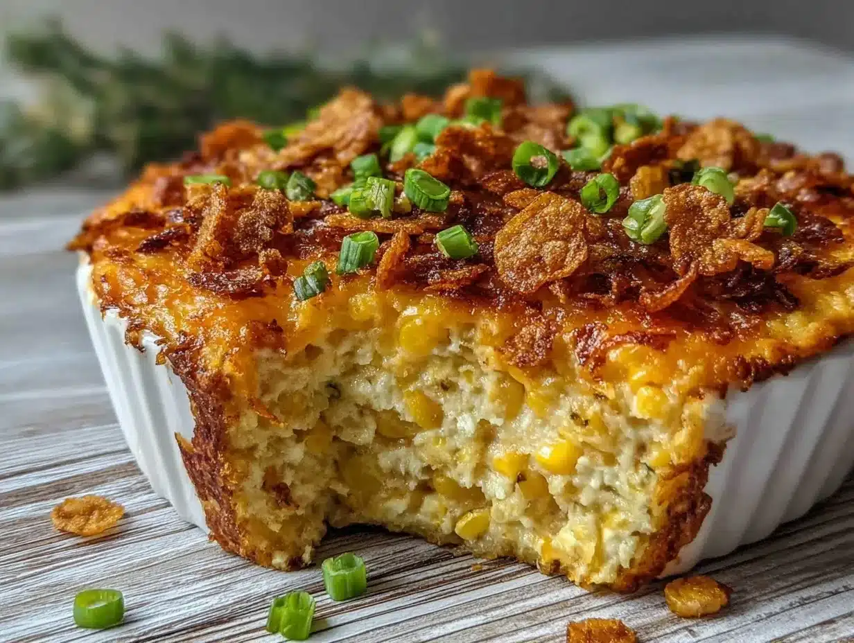 creamy crack corn dip casserole preparation steps
