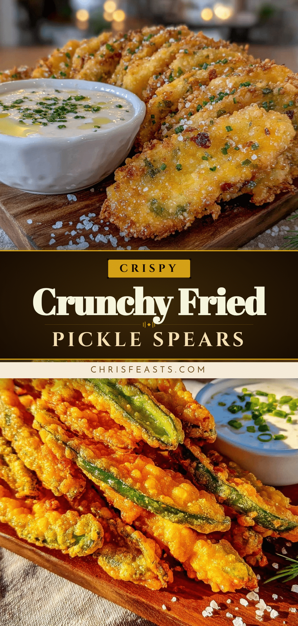 crispy fried pickle spears recipe