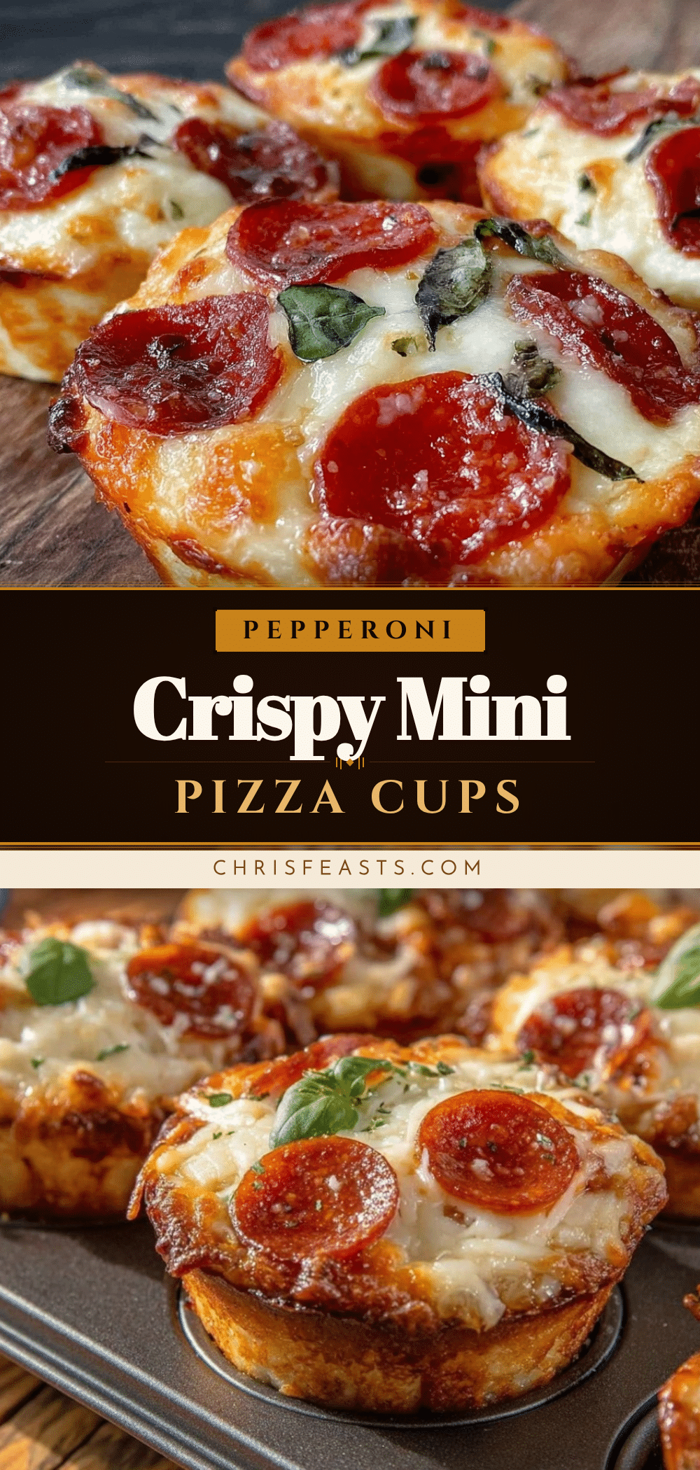 crispy mini pepperoni pizza cups recipe