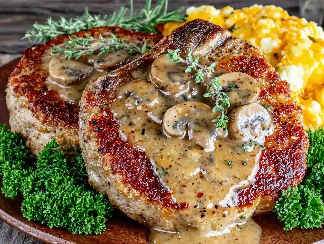 crispy pan-fried pork chops preparation steps