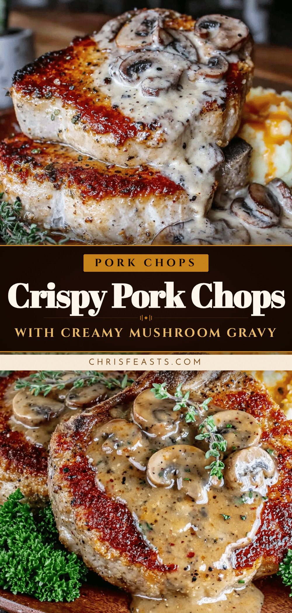 crispy pan-fried pork chops recipe