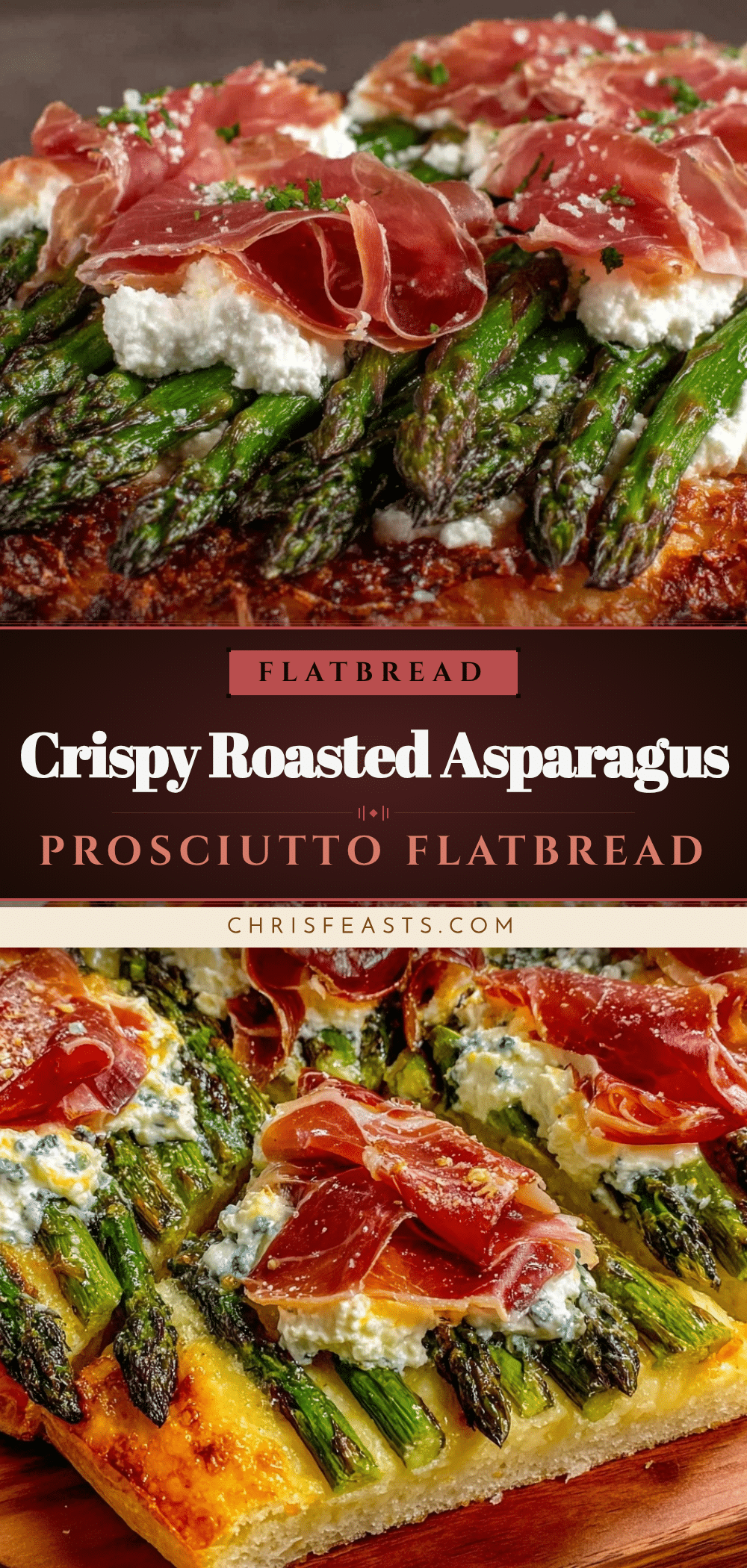 crispy roasted asparagus and prosciutto flatbread recipe