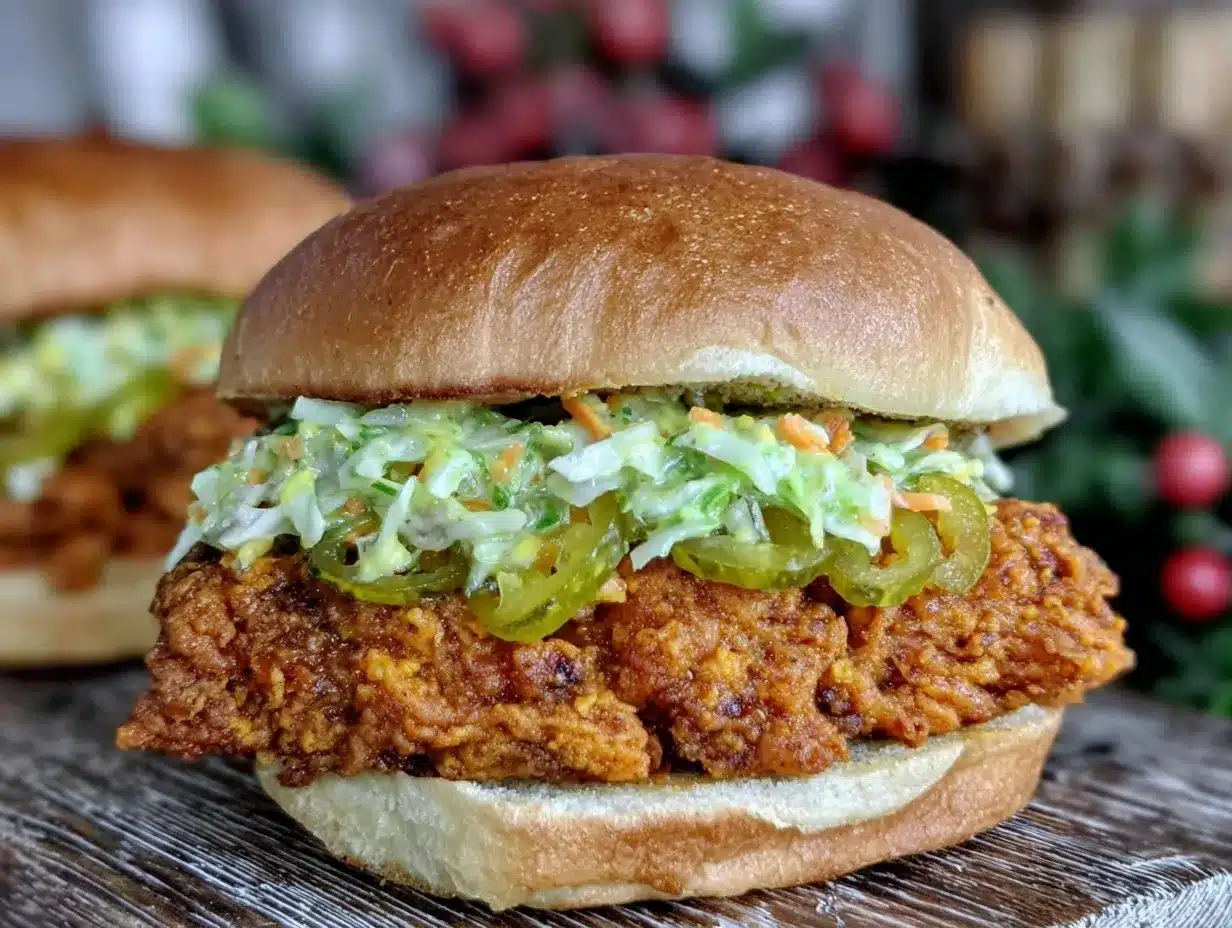 crispy smashed chicken sandwich preparation steps