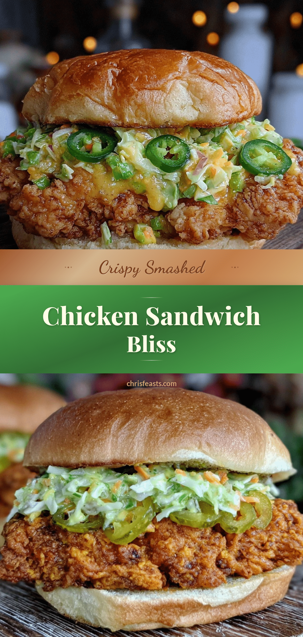 crispy smashed chicken sandwich recipe