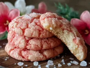 crumbl copycat pink sugar cookies - featured image