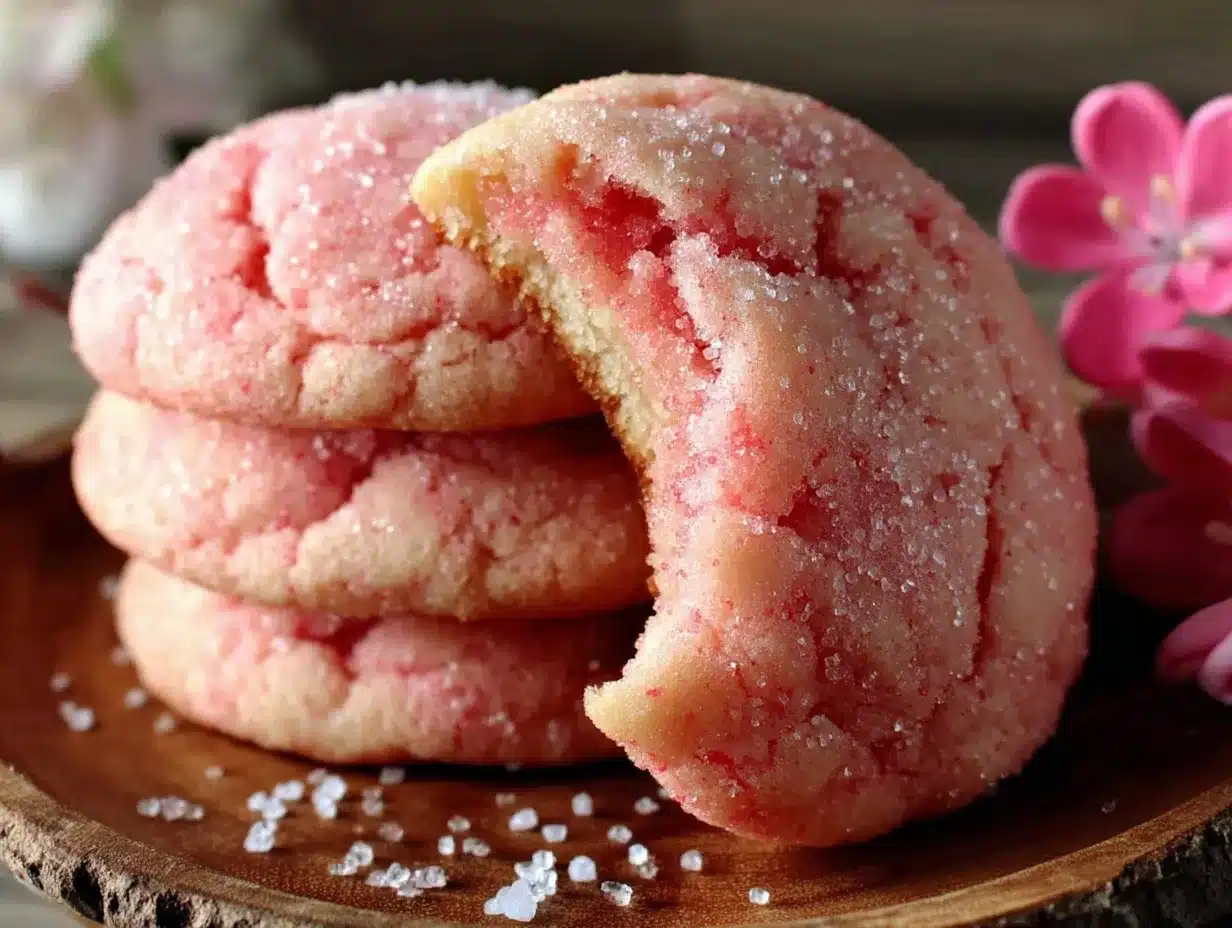 crumbl copycat pink sugar cookies preparation steps