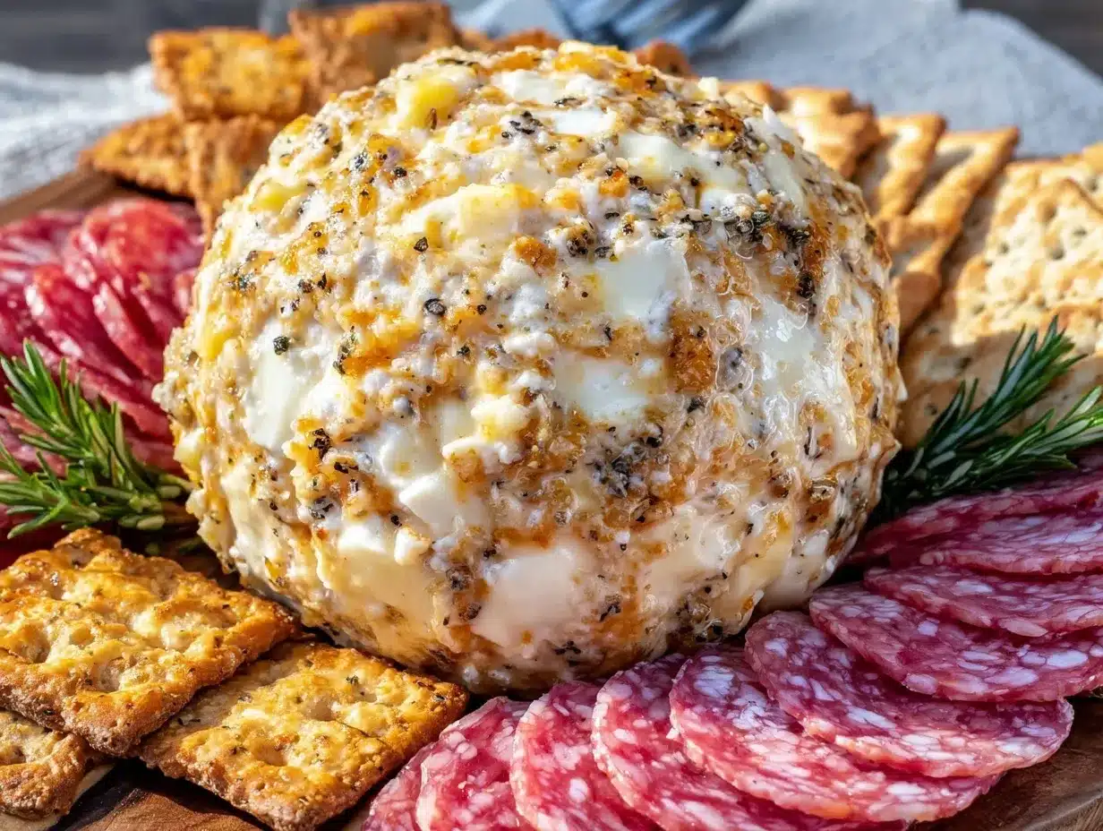 death star cheese ball preparation steps