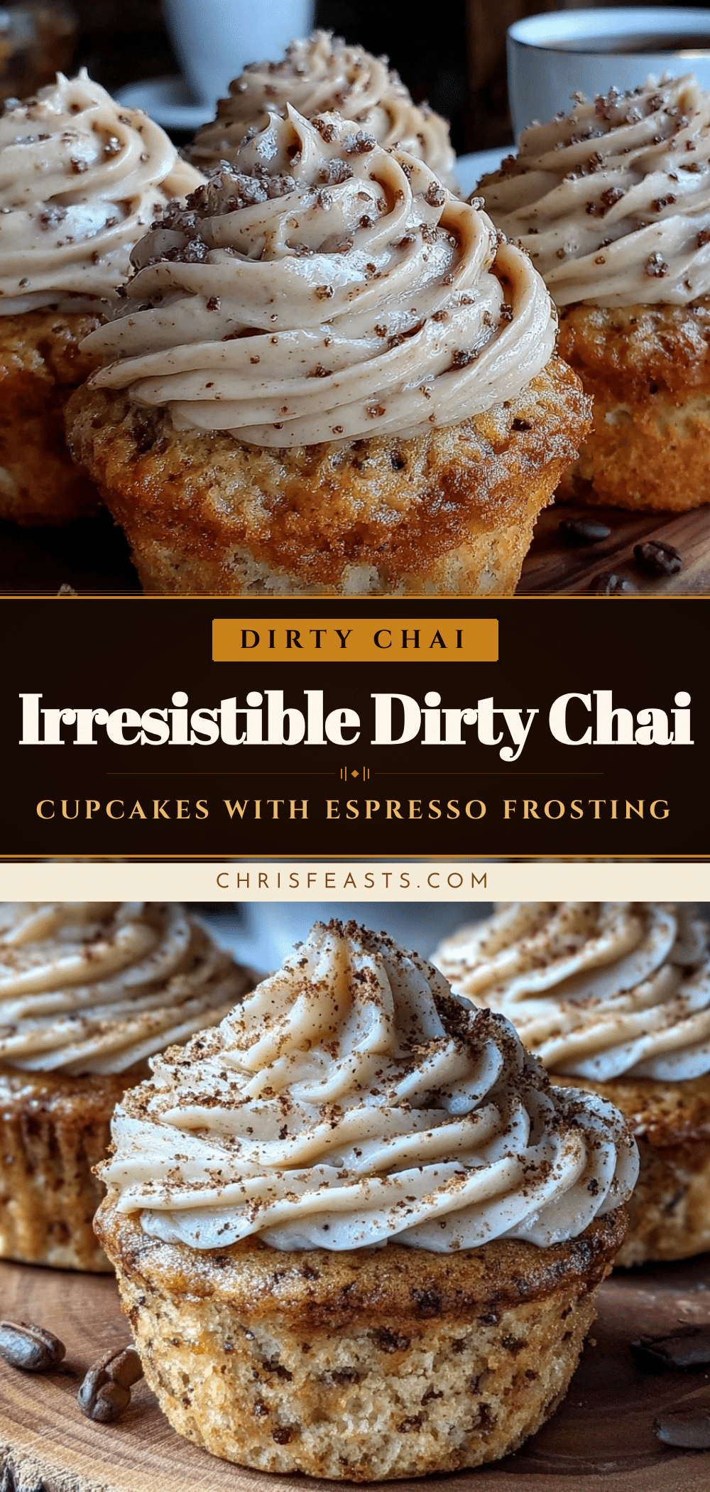 dirty chai cupcakes recipe