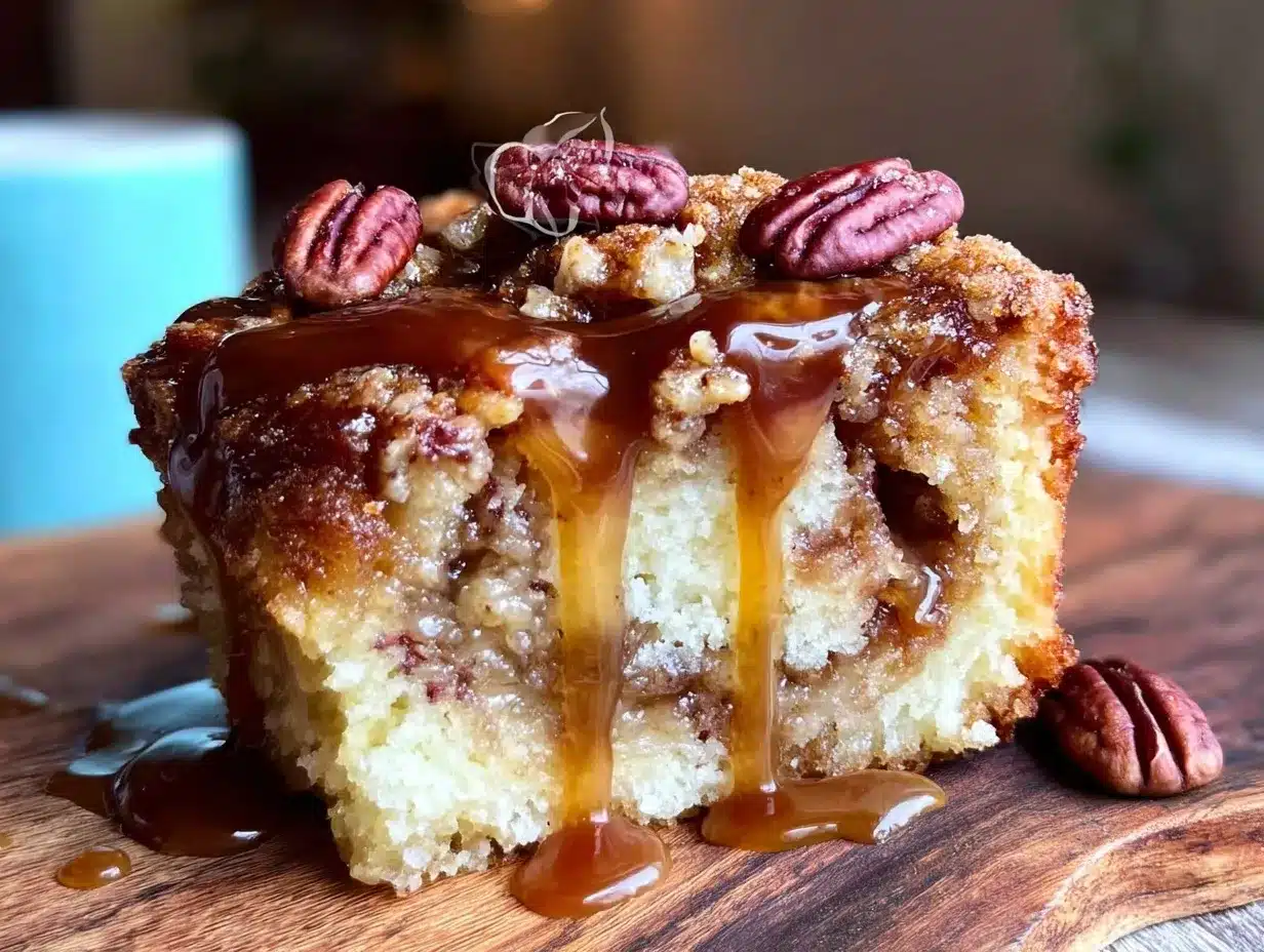 dulce de leche swirl pound cake preparation steps