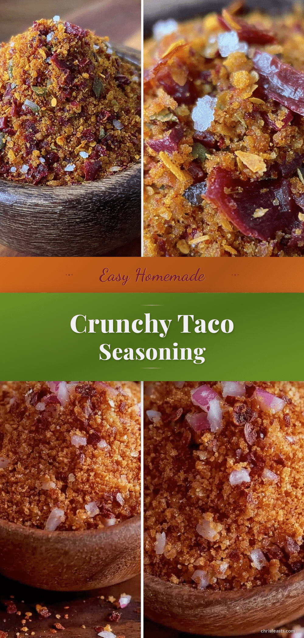 easy homemade crunchy taco seasoning recipe