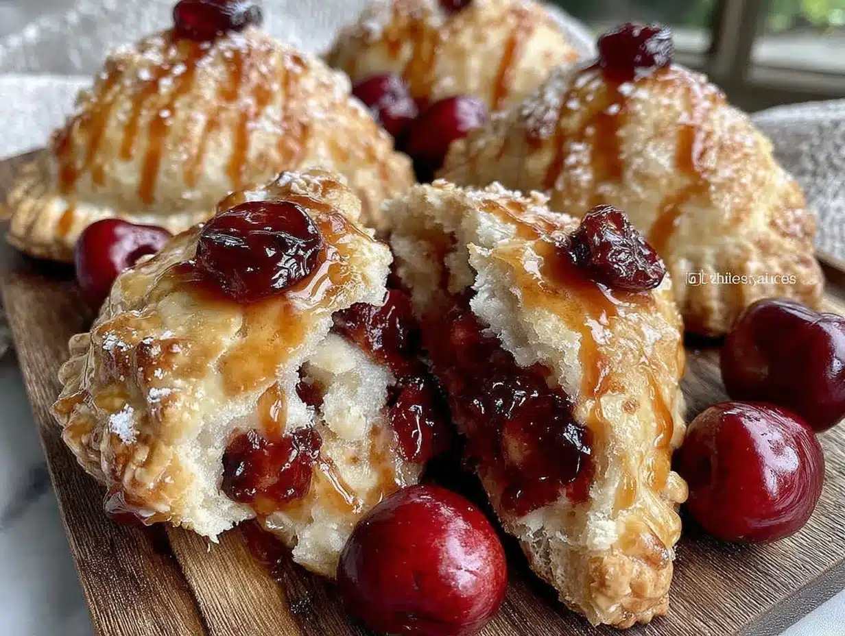 flaky sour cherry hand pies preparation steps