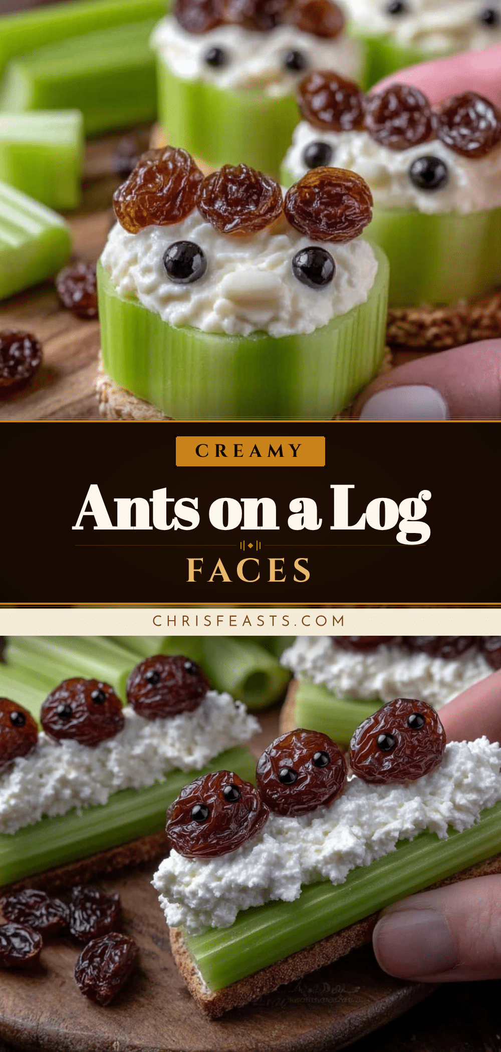 fresh ants on a log recipe recipe