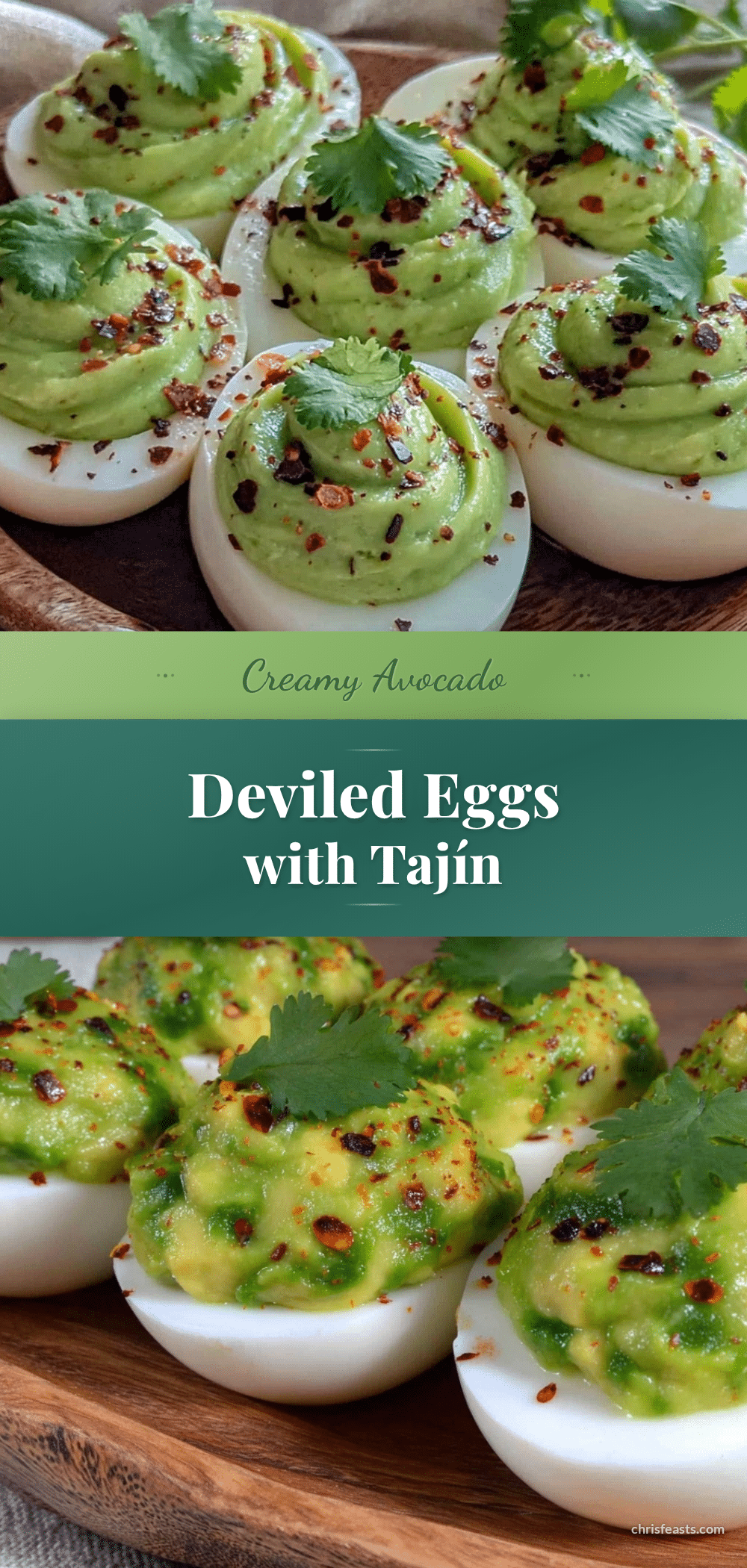 fresh avocado deviled eggs recipe