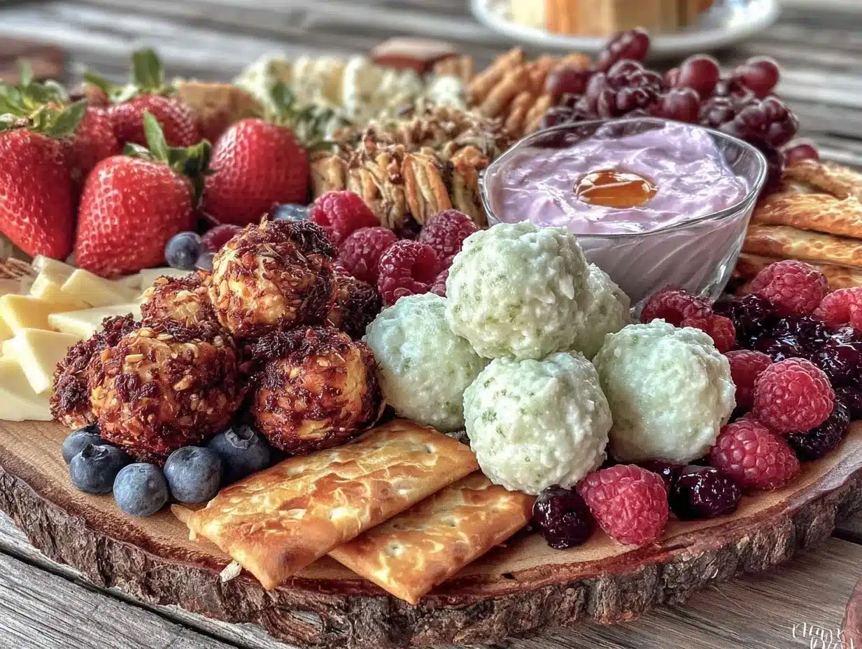 fresh berry sweet baby shower charcuterie board preparation steps