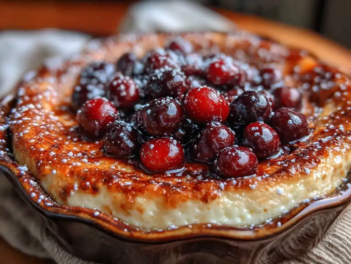 fresh cherry clafoutis preparation steps