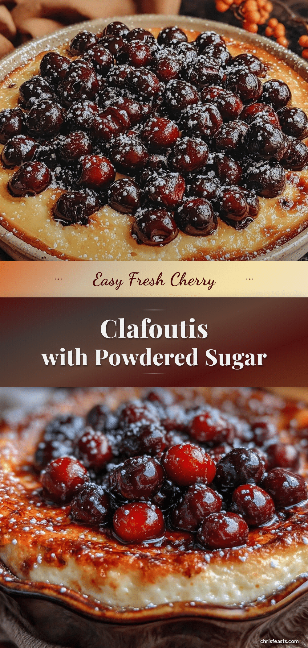 fresh cherry clafoutis recipe