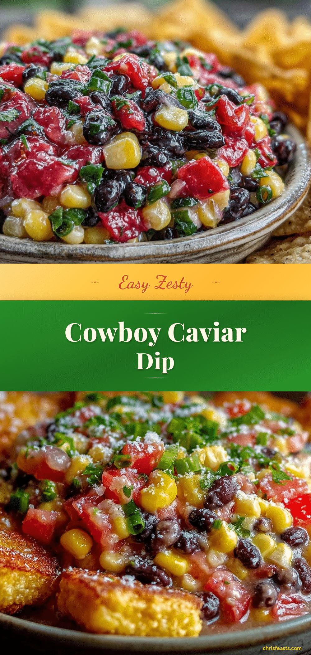 fresh cowboy caviar dip recipe