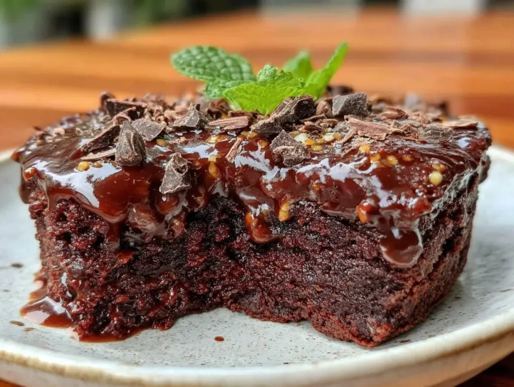guinness chocolate flourless cake - featured image