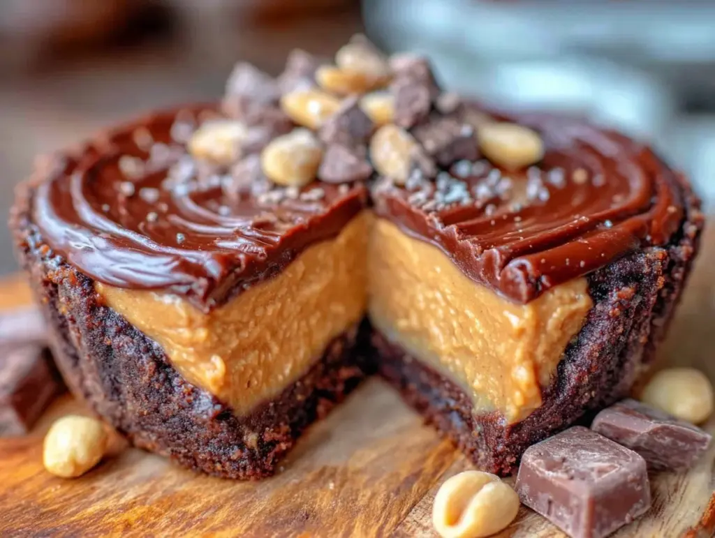 homemade giant reese’s peanut butter cup - featured image