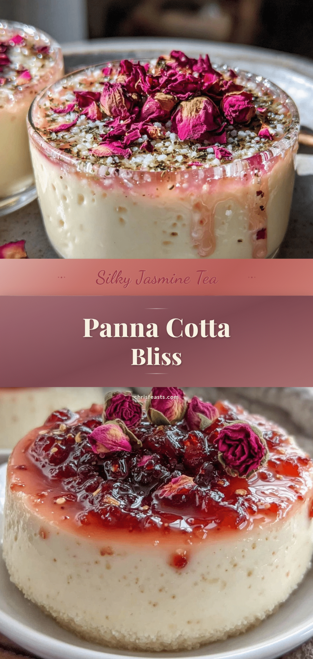 jasmine tea panna cotta recipe