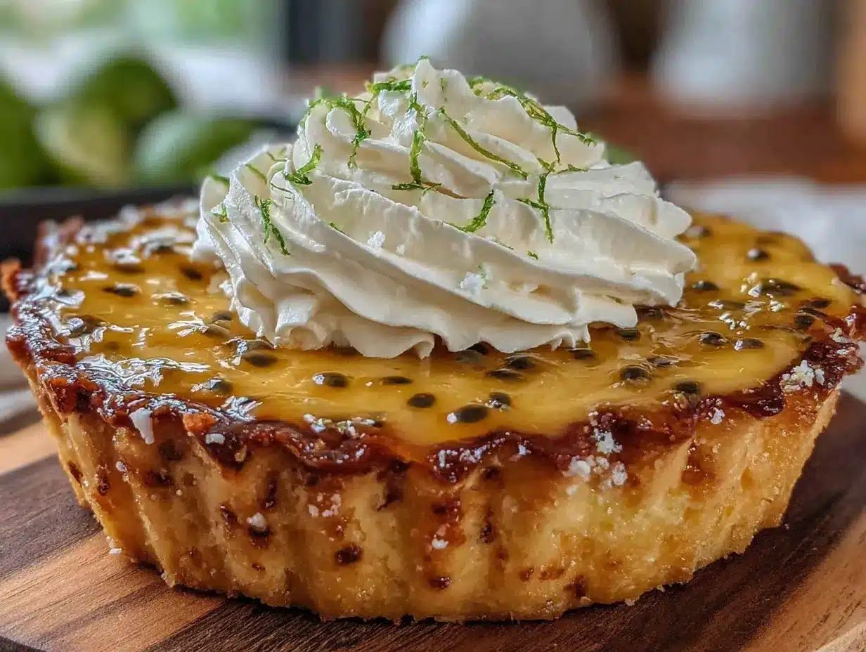 mango passion fruit tart preparation steps
