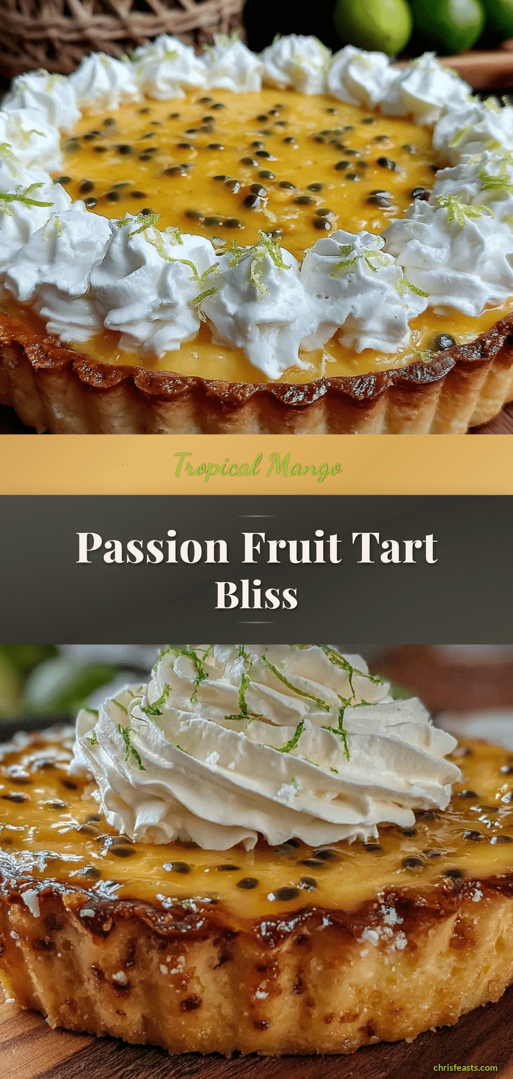 mango passion fruit tart recipe