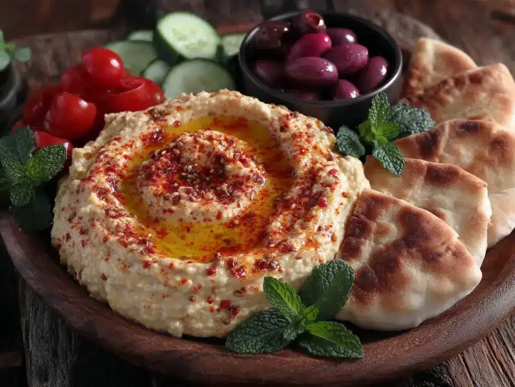 Mediterranean mezze platter - featured image