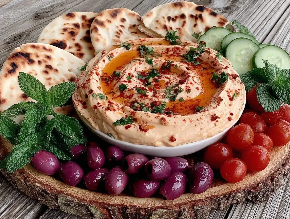 Mediterranean mezze platter preparation steps