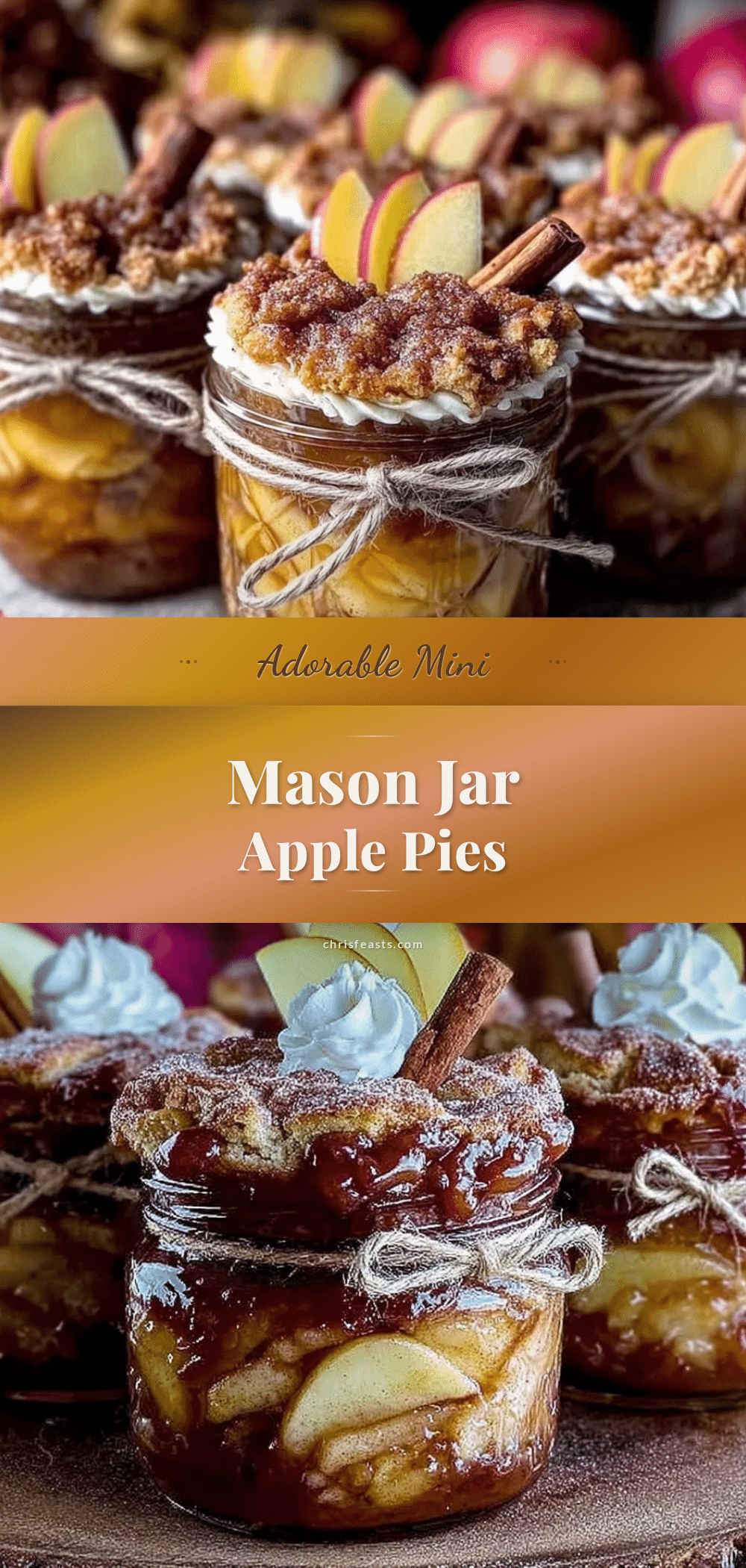 mini mason jar apple pie recipe