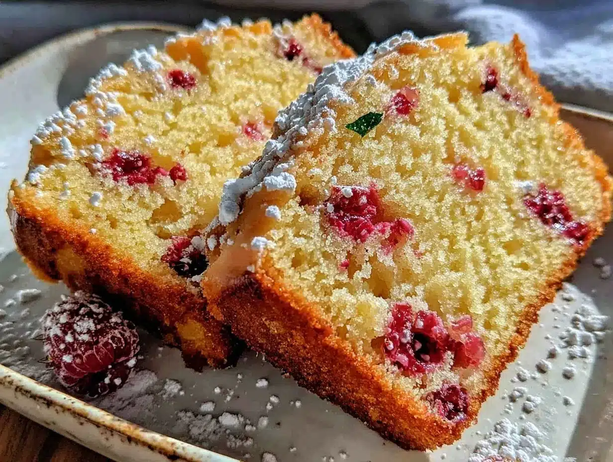 moist raspberry lemon olive oil cake preparation steps