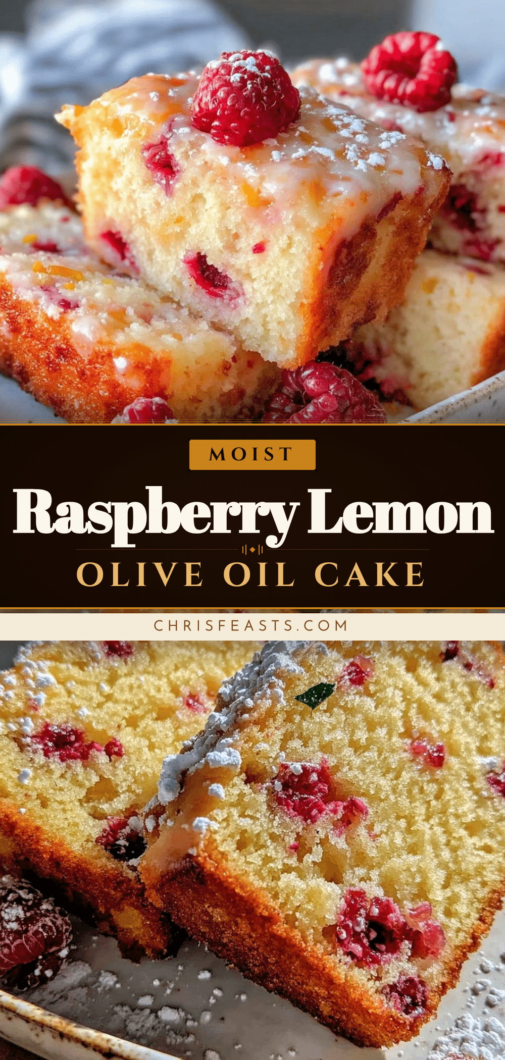 moist raspberry lemon olive oil cake recipe