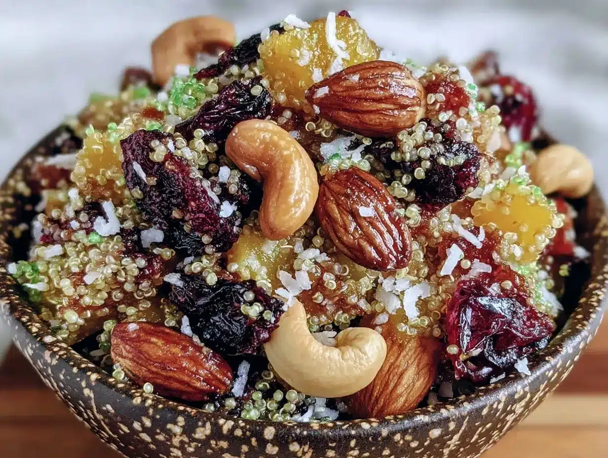 no-melt beach day trail mix preparation steps