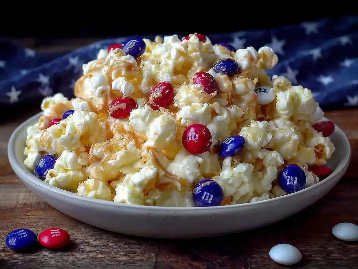 patriotic popcorn mix preparation steps