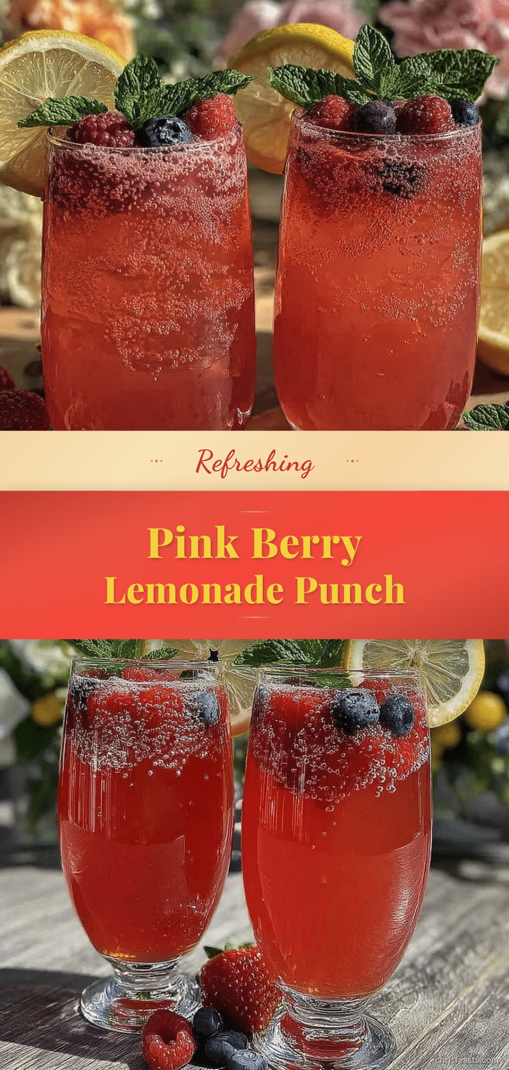 pink berry lemonade punch recipe
