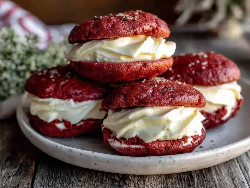 Red Velvet Whoopie Pies - featured image
