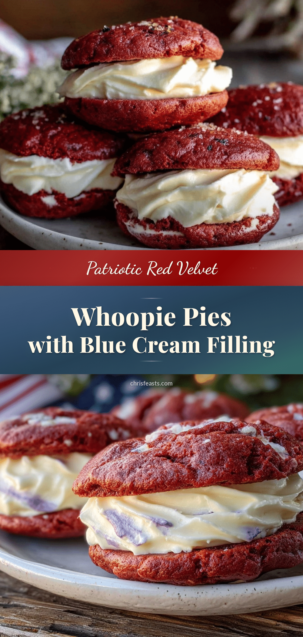 Red Velvet Whoopie Pies recipe