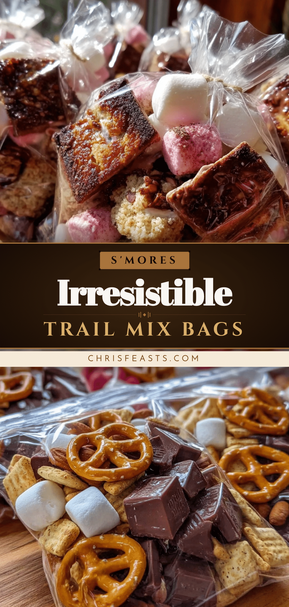 s’mores trail mix bags recipe