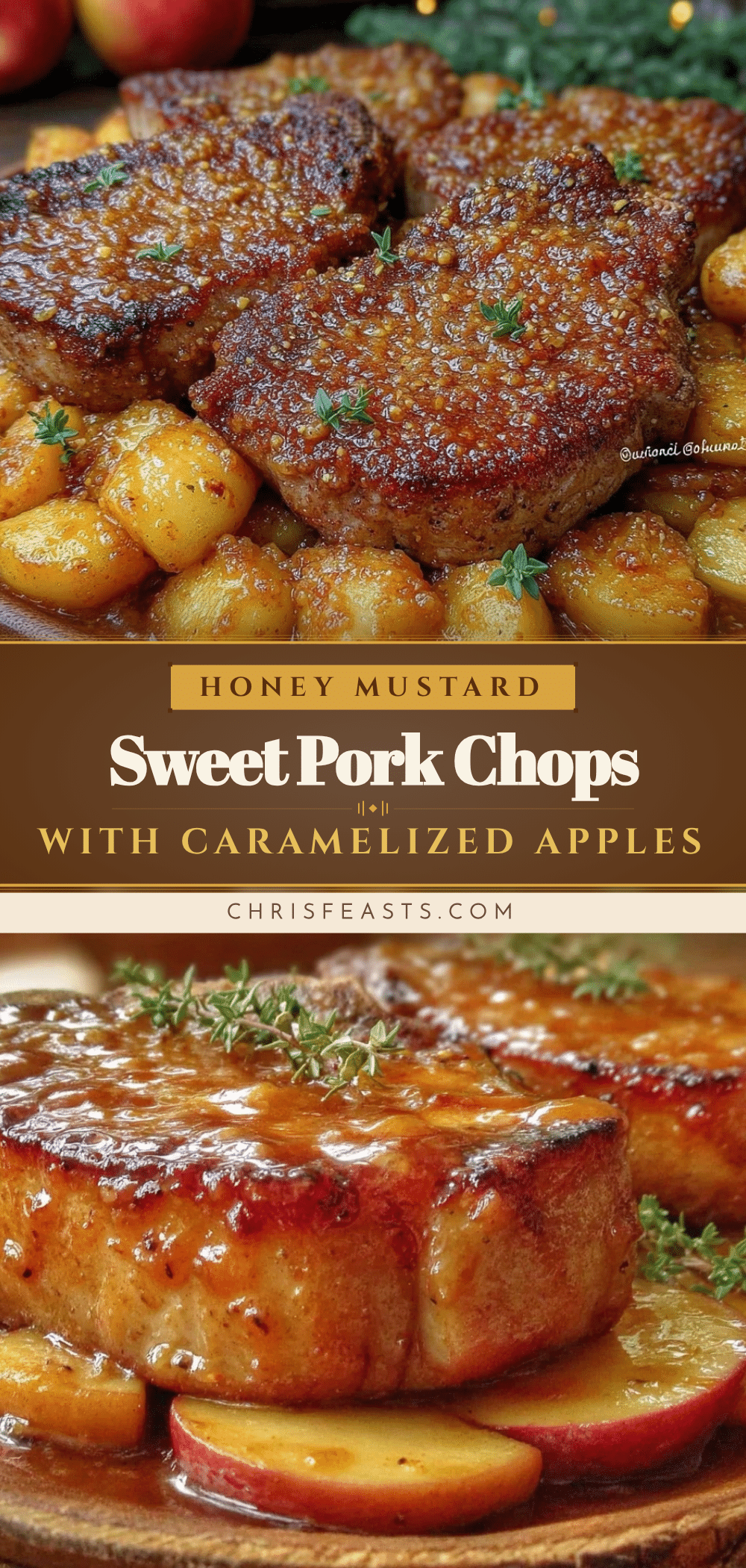 savory honey mustard pork chops recipe