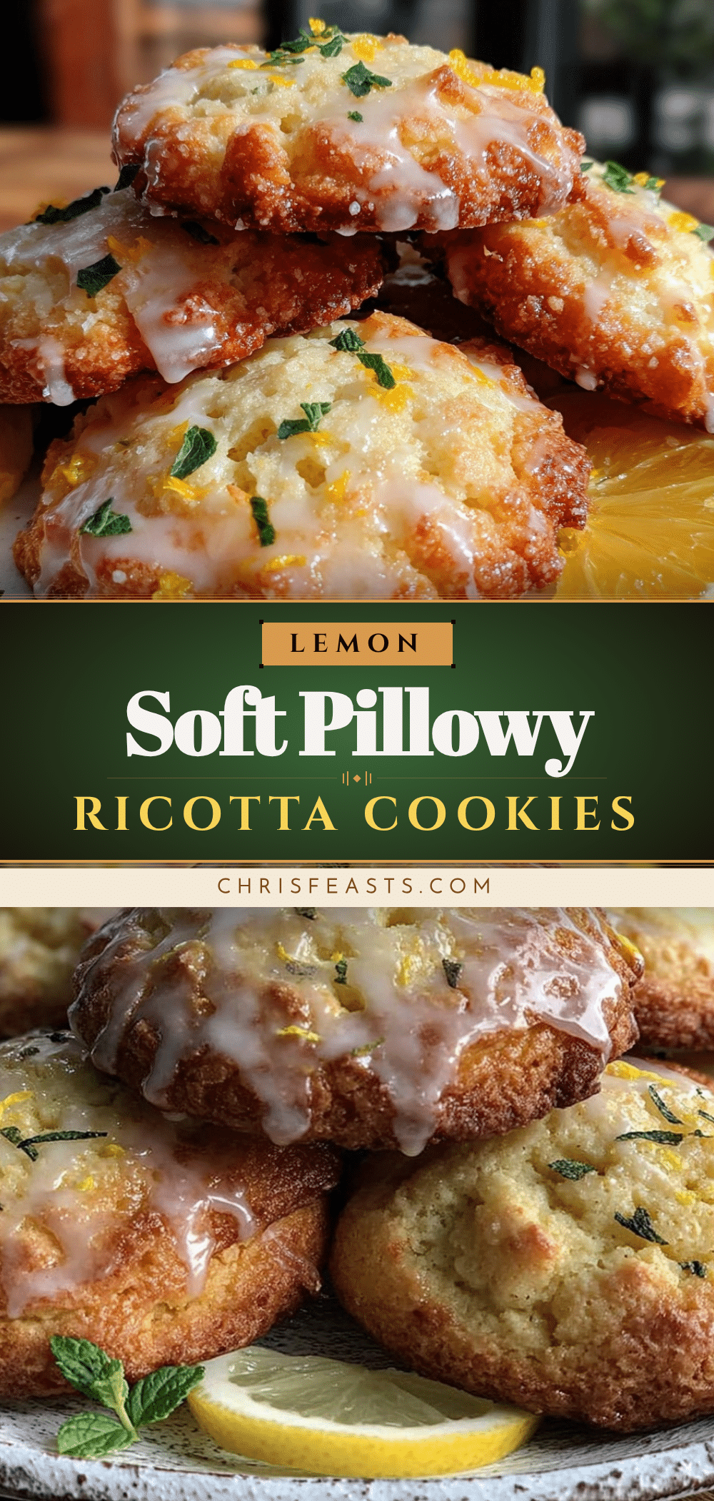 soft lemon ricotta cookies recipe