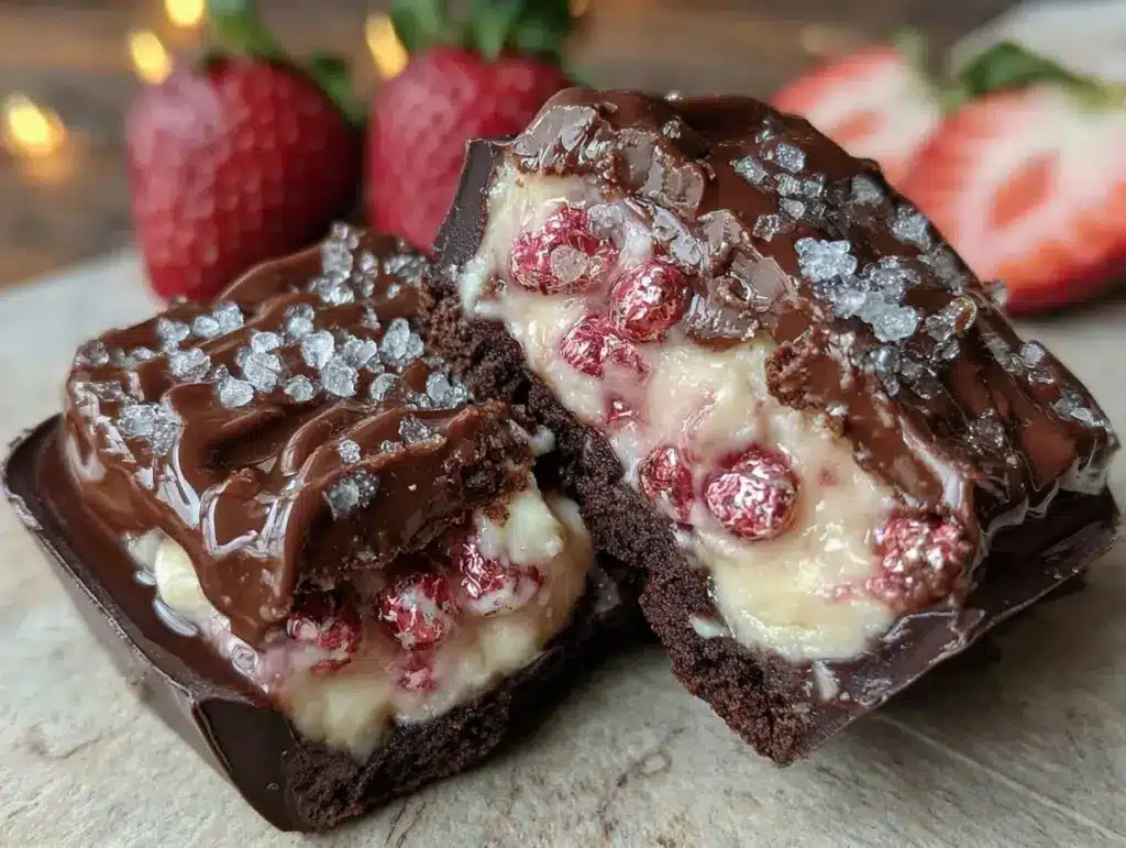 strawberry popping candy chocolate dessert - featured image
