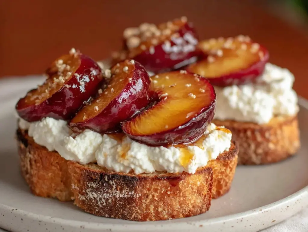 whipped ricotta toast - featured image