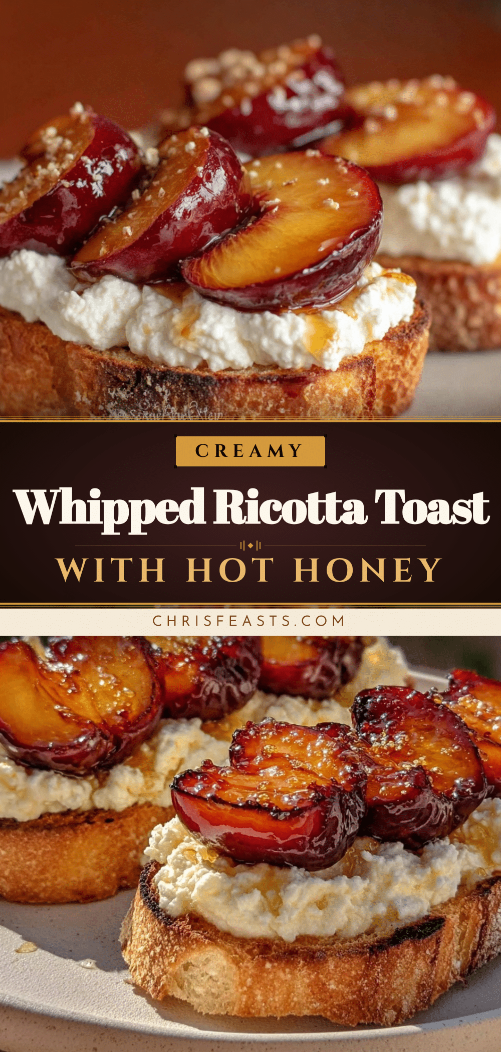whipped ricotta toast recipe