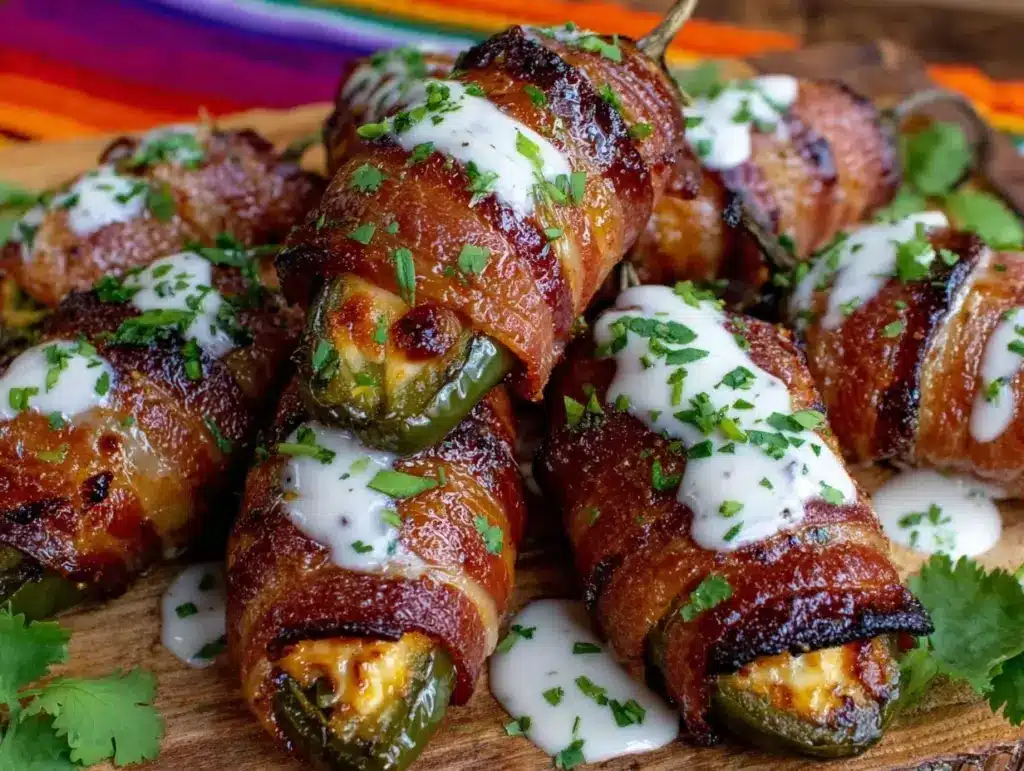 bacon-wrapped jalapeño poppers - featured image