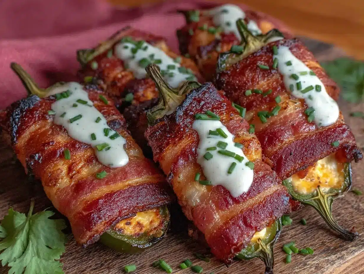 bacon-wrapped jalapeño poppers preparation steps